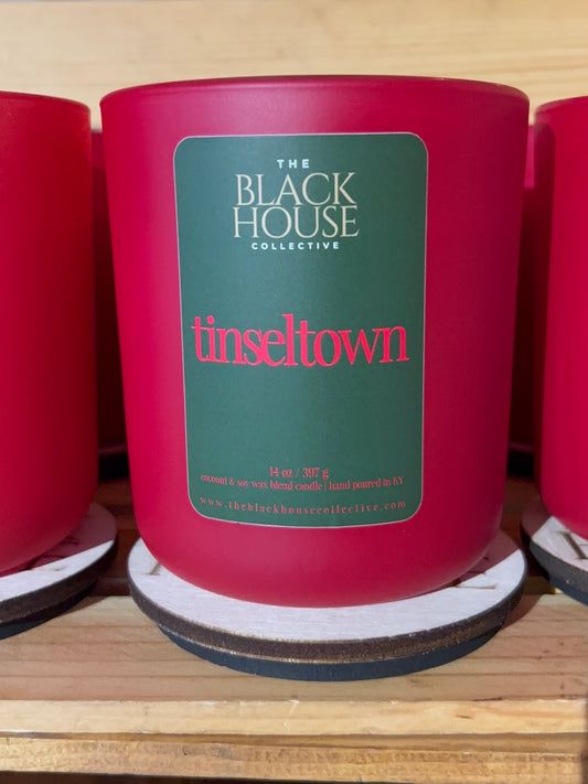 Tinseltown | Soy Wax Candle | sweet vanilla peppermint + gingerbread