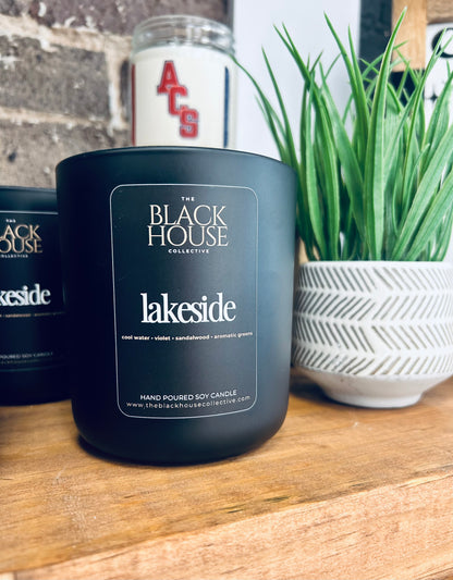 Lakeside | Soy Candle | Cool Water + Sandalwood