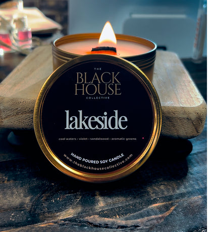 Lakeside | Soy Candle | Cool Water + Sandalwood