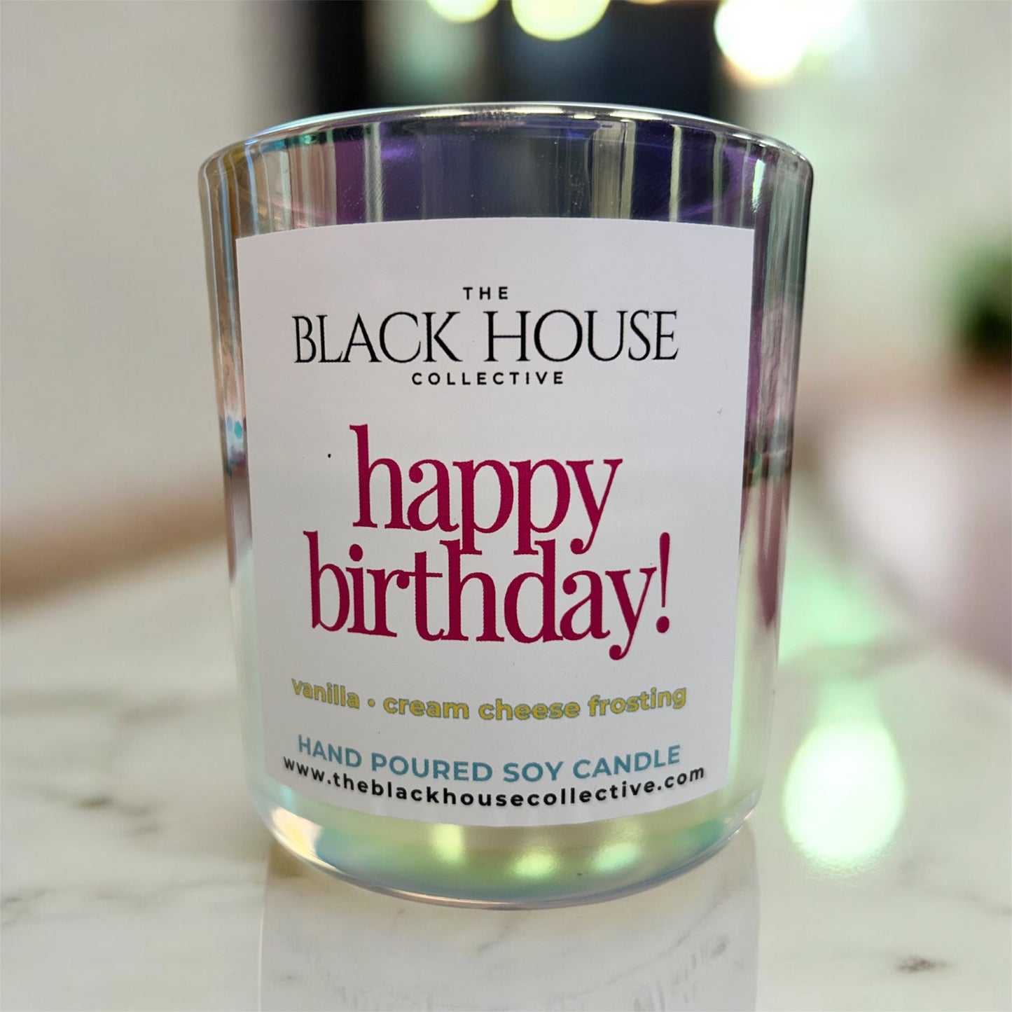 Happy Birthday | Soy Candle | Vanilla + Cream Cheese